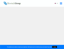 Tablet Screenshot of blowtechgroup.com